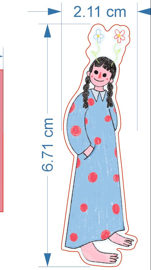A sheet showing multiple small illustrated Arabic-themed designs with measurement lines and labels around each one, such as a handbag, flowers, a woman, a window, a mosque, and a moon scene. This is not a clean product photo of one item, and it functions as a catalog-style layout of design options rather than a lifestyle or standard product shot, so I classify it as Other.