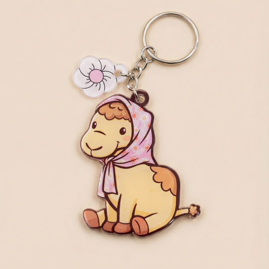 Daisy camel keyring